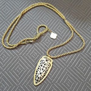 Kendra Scott Two Tone Arrow Necklace